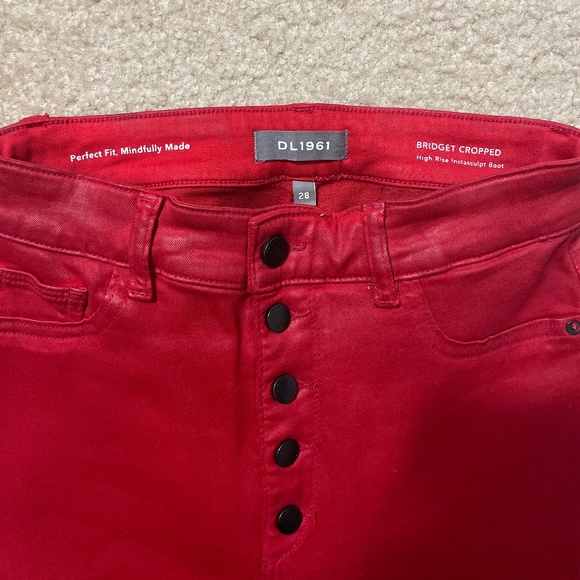 DL1961 Red Pants - Picture 2 of 4